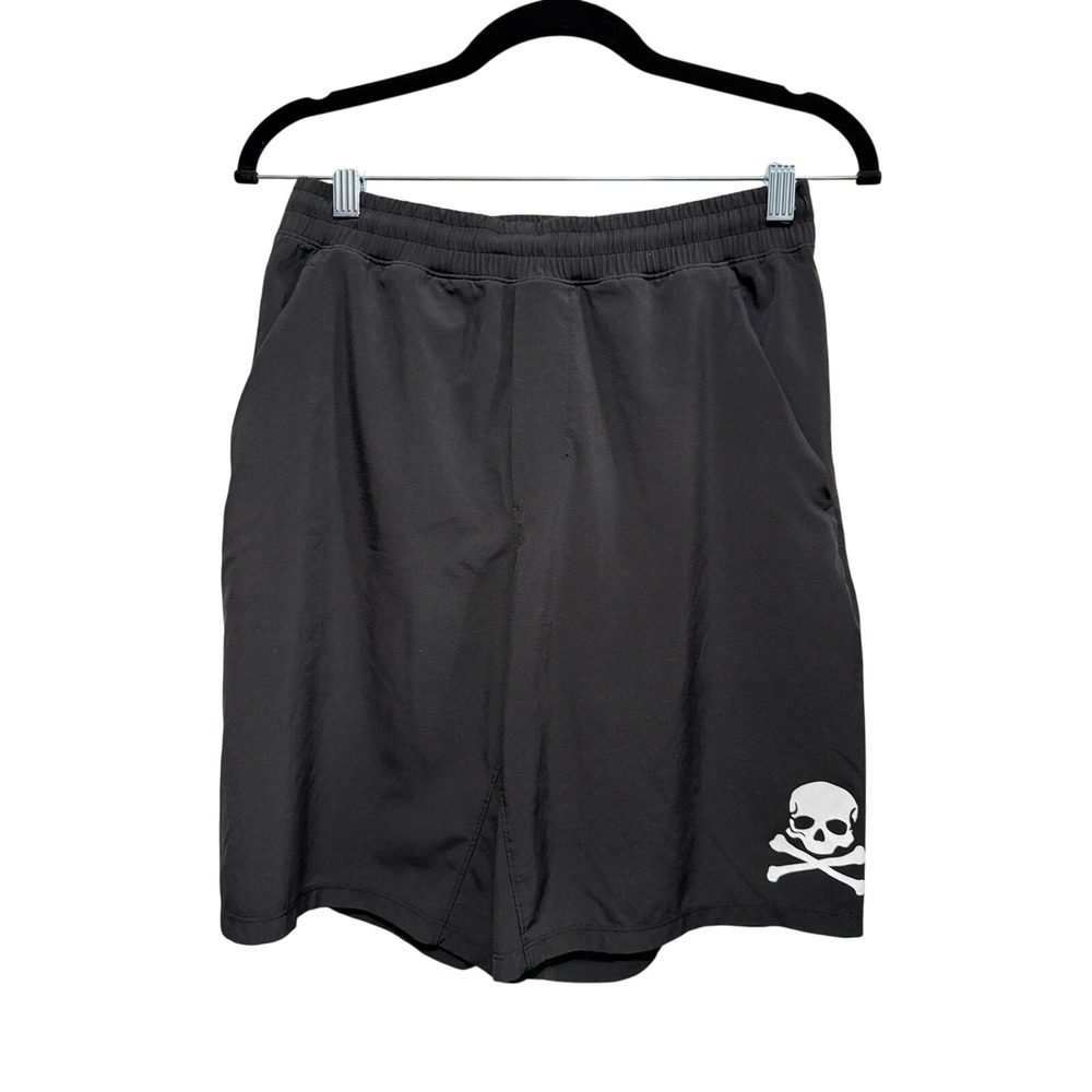 Lululemon Pace Breaker Linerless Shorts Men's S Black Skull Unlined Athleisure